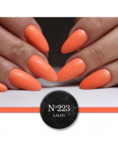 L223 Orange Coral Neon | Gel Polish 7ml | Laloo Cosmetics